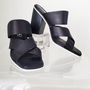 Sol Sana Black Chuck Slip-On Heels Size 37